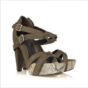 Elizabeth and James Brown Platform Sandals